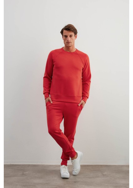 Erkek Soft Touch Reglan Kollu Sweatshirt