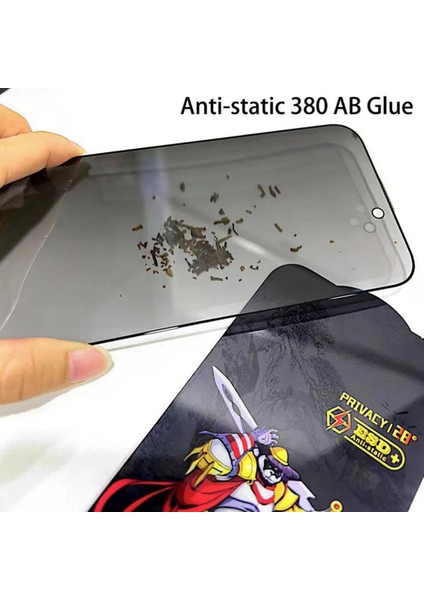 Apple iPhone 16 Pro Max Anti Statik Ekran Koruyucu Toz Tutmayan Kırılmaz Cam