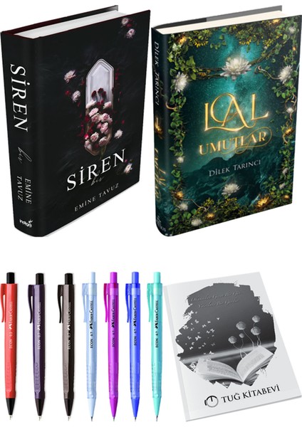 Lal Umutlar 1 Ciltli ve Siren Bir Ciltli Emine Tavuz 2'li Set + Hediyeli