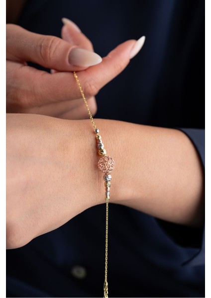 925 Ayar Gümüş Kafesli Trend Dorika Bileklik