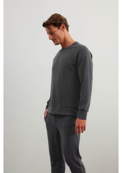 Erkek Soft Touch Reglan Kollu Sweatshirt modelleri