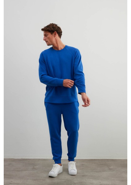 Erkek Soft Touch Reglan Kollu Sweatshirt Pantolon Takım