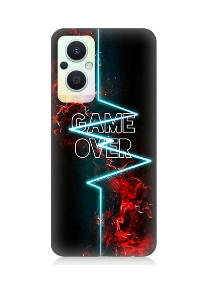 Oppo Reno 7 Lite Uyumlu Oyun Bitti Desenli Silikon Kılıf