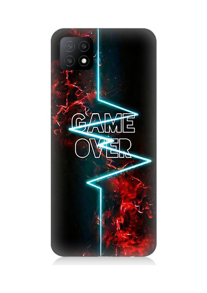 Oppo A53 Uyumlu Oyun Bitti Desenli Silikon Kılıf