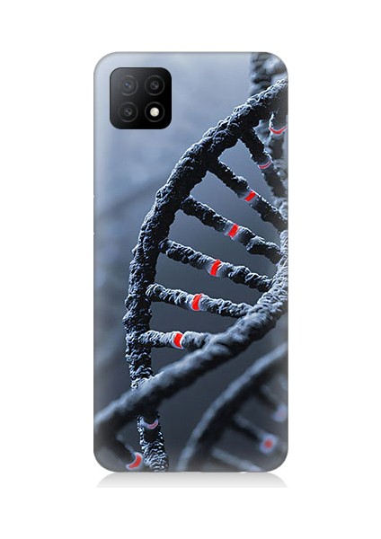 Oppo A53 Uyumlu Dna Sarmalı Desenli Silikon Kılıf