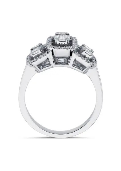 LUXURY COLLECTİON 0,53ct Baget Yüzük fiyatları