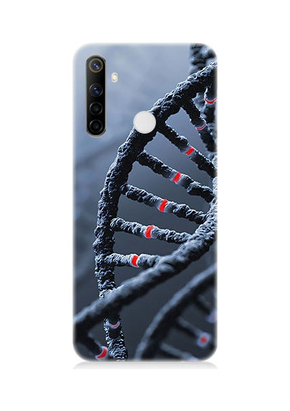 Realme 6i Uyumlu Dna Sarmalı Desenli Silikon Kılıf