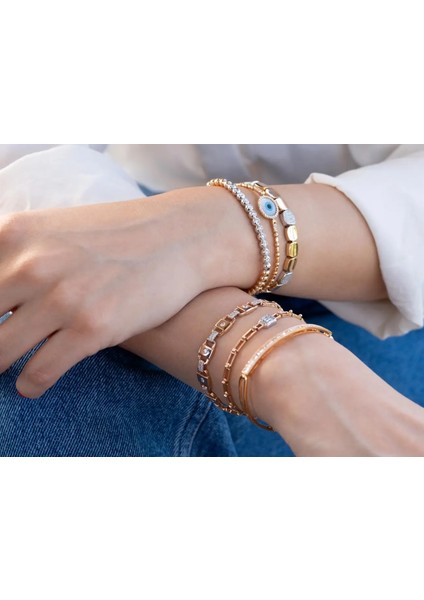 0,71ct Pırlanta Taşlı Anka Bileklik - 18 Ayar Altın & Lüks Bileklik modelleri