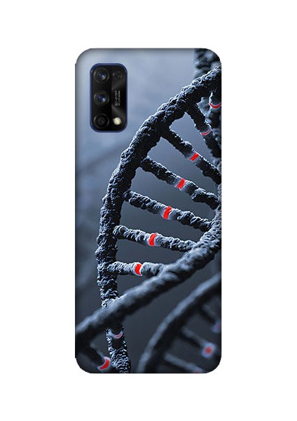 Realme 7 Pro Uyumlu Dna Sarmalı Desenli Silikon Kılıf
