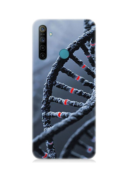 Realme 5i Uyumlu Dna Sarmalı Desenli Silikon Kılıf