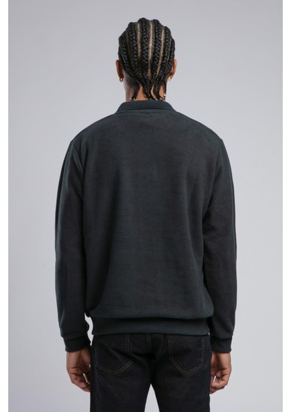 Newblend Erkek Polo Yaka Sweatshirt Kahve-Melanj fiyatları