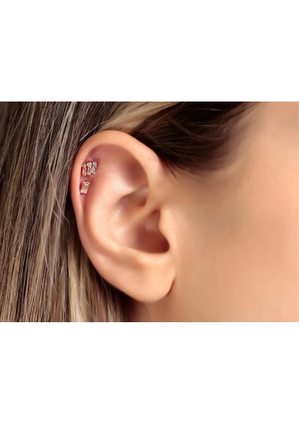 Glit 0,13ct Pırlanta Piercing-Tragus