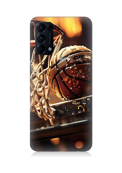 Oppo Reno 5 Uyumlu Uzay Iskeleti Desenli Silikon Kılıf