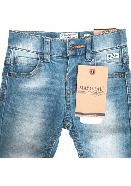 Pamuklu Erkek Bebek Çocuk Kot Pantolon fırsatları