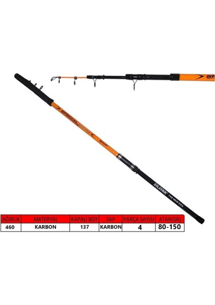 3218 Special Tele Heavy Surf Kamış 80-150GR 390 cm