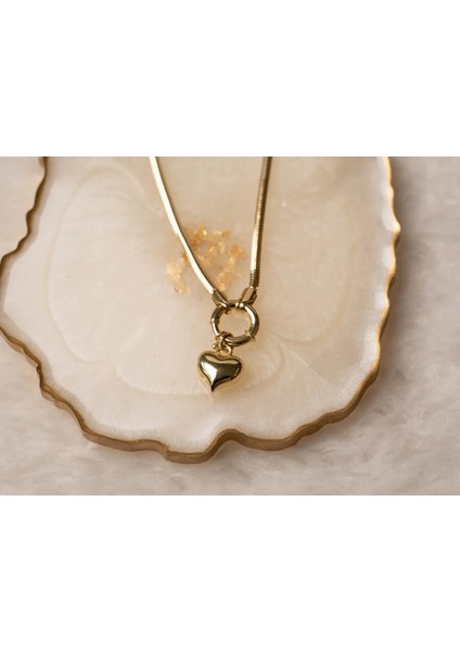 Lovely Altın Kalpli Yılan Zincir modelleri