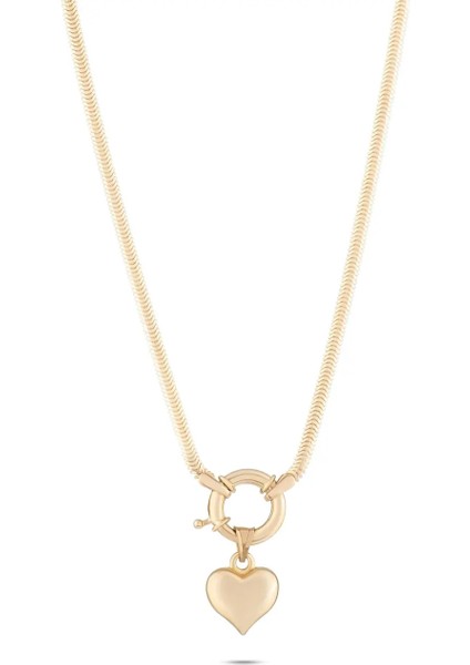 Lovely Altın Kalpli Yılan Zincir fırsatları