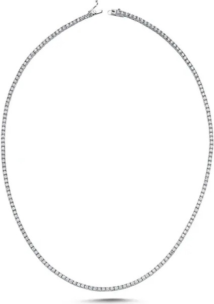 LUXURY COLLECTİON 7ct Pırlanta Su Yolu Kolye