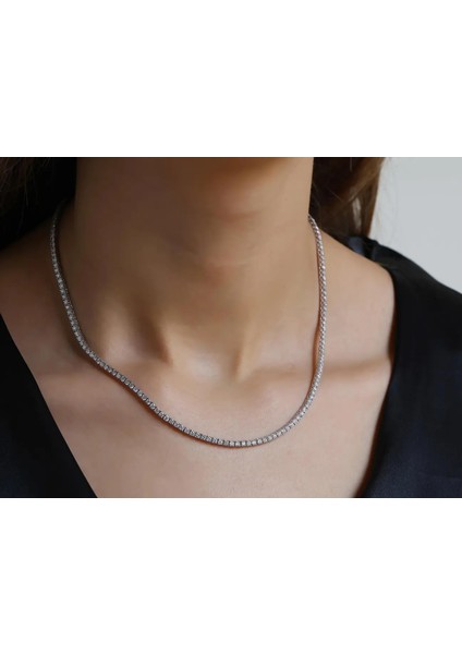 LUXURY COLLECTİON 7ct Pırlanta Su Yolu Kolye fiyatları