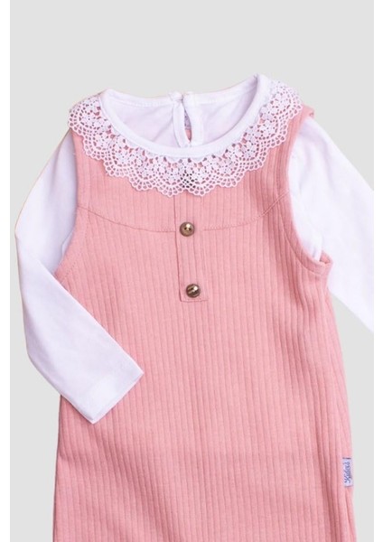 Waffle Görselli Iç Badili Tatlı Dantel Detaylı Esnek Pamuklu Bebek 2'litulum fiyatları