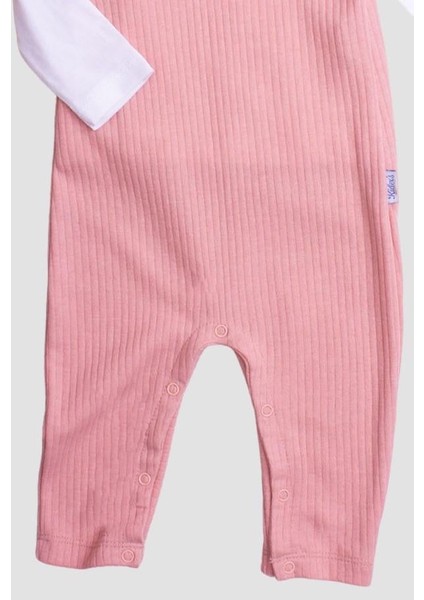 Waffle Görselli Iç Badili Tatlı Dantel Detaylı Esnek Pamuklu Bebek 2'litulum modelleri