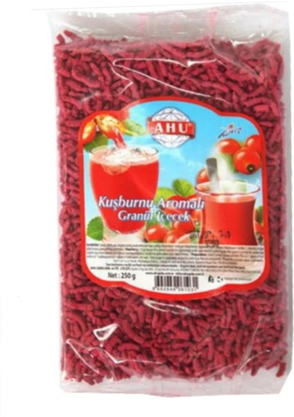 Elma-Kuşburnu-Limon-Portakal Aromalı Granül Içecek Dörtlü Paket- 250 Gr.x 4 Adet