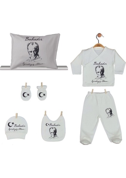 %100 Pamuk Baskılı Isimli Organik Bebek Hastane Çıkışı indirimleri