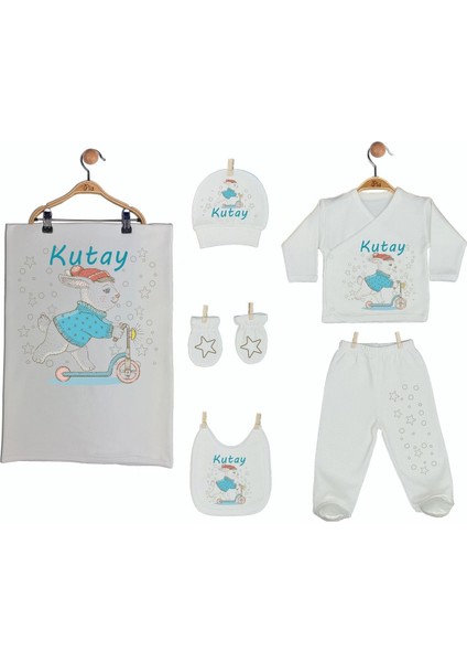 %100 Pamuk Organik Baskılı Isimli Bebek Hastane Çıkışı fırsatları