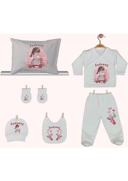 %100 Pamuk Baskılı Isimli Organik Bebek Hastane Çıkışı fırsatları