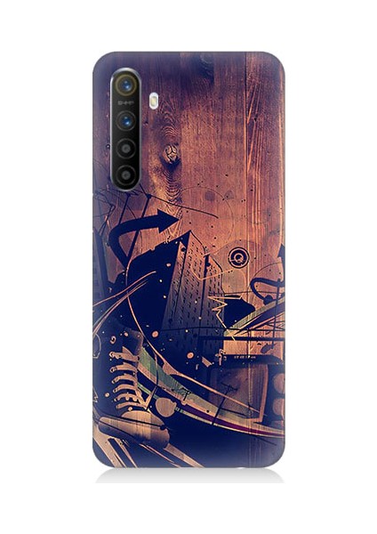 Realme Xt Uyumlu Karanlık Tiyatro Desenli Silikon Kılıf