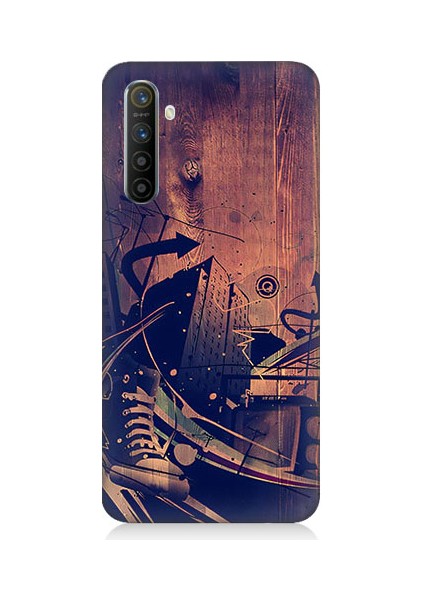 Realme X2 Uyumlu Karanlık Tiyatro Desenli Silikon Kılıf