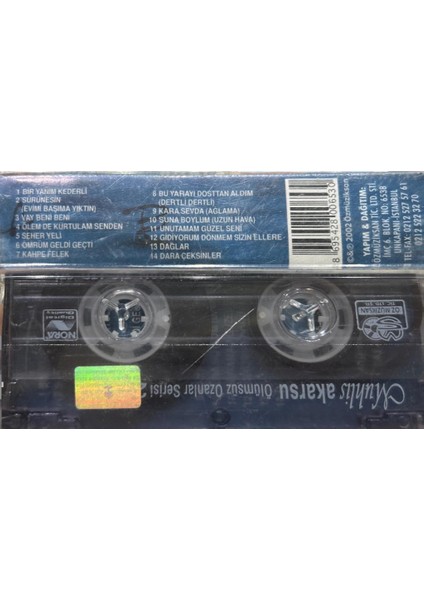 Muhlis Akarsu – Ölümsüz Ozanlar Serisi Kaset