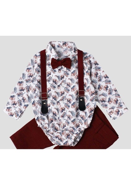 Erkek Bebek Gömleği Askılı Papyonlu fiyatları