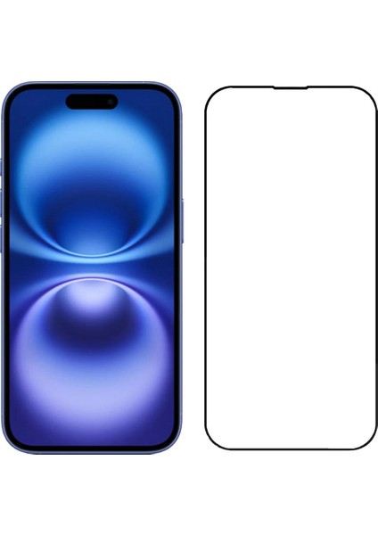 Apple iPhone 16 Plus Ekran Koruyucu 9d Tam Kaplayan Kavisli