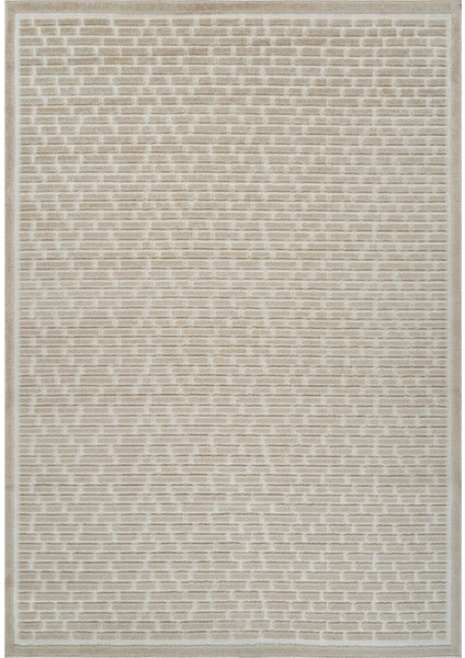 7/24 Sierra Leon Bej 160x230 cm Salon Mutfak Halısı Yolluk Kilim