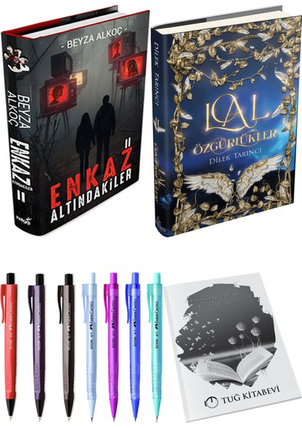 Lal Özgürlükler 2 Ciltli ve Enkaz Altındakiler 2 Ciltli Beyza Alkoç 2'li Set + Hediyeli