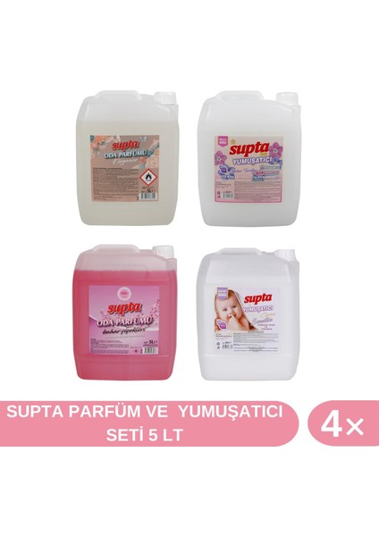 Parfüm ve Yumuşatıcı Seti 5 Lt