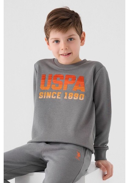 Erkek Çocuk Eşofman Takımı US1926 Koyu Gri fiyatları