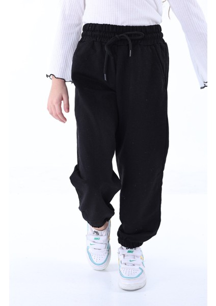 Çocuk Eşofman Altı Jogger Pantolon Beli Paçası Lastikli