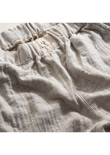 Alinda Erkek Şortlu Pijama Takımı Organik Pamuk Müslin Haki modelleri