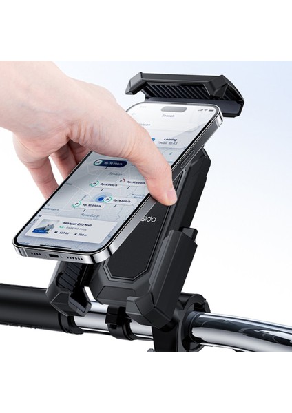 Motorsiklet Bisiklet Telefon Tutucu Kıskaçlı Yağmur Güneş Engelleyici Aparatlı Gidon Bağlantılı 360 modelleri