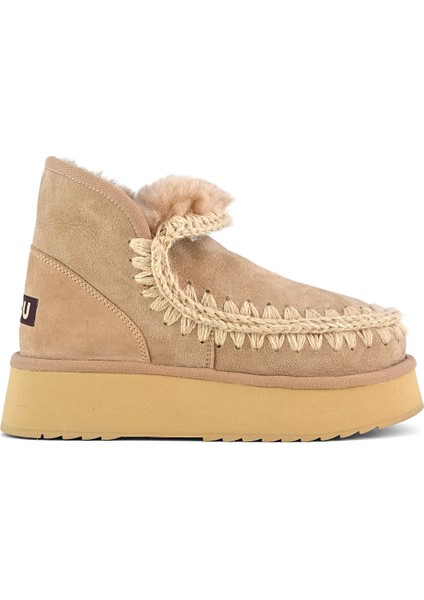 Kadın Bot (Kar) MU.FW681000A Cam Mou Mini Eskimo Platform Boot Camel