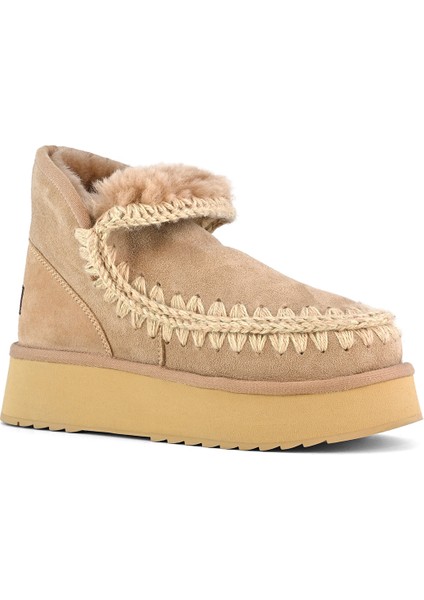 Kadın Bot (Kar) MU.FW681000A Cam Mou Mini Eskimo Platform Boot Camel fiyatları