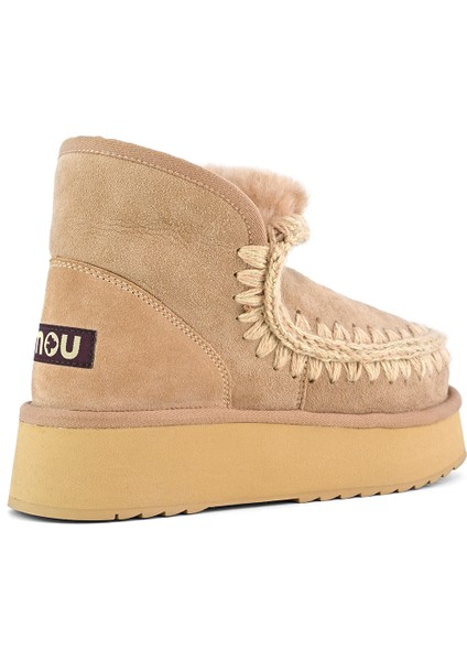 Kadın Bot (Kar) MU.FW681000A Cam Mou Mini Eskimo Platform Boot Camel modelleri