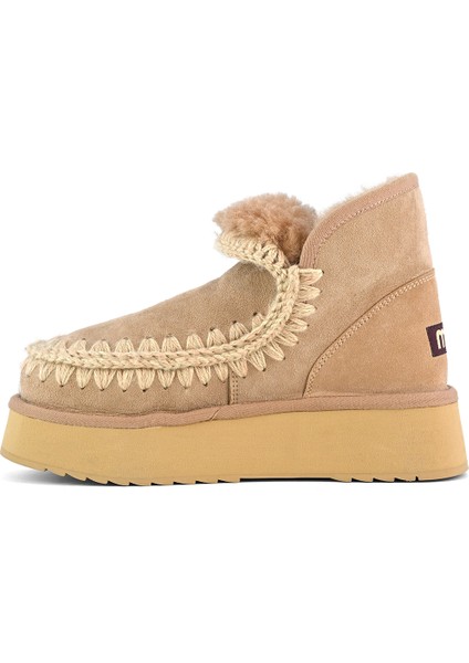 Kadın Bot (Kar) MU.FW681000A Cam Mou Mini Eskimo Platform Boot Camel indirimleri