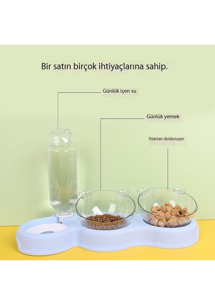 Otomatik Içme Köpek Kasesi Köpek Kase Köpek Su Kasesi Kedi Köpek Maması Kasesi Kedi Kase Çift Kase Seti (Yurt Dışından) modelleri