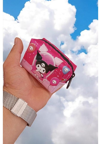 Curomi Bozuk Para Cüzdanı 3 Lü Set Kız Çocuk Çanta Fermuarlı Kuromi modelleri