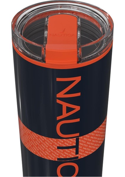 NTM02 Sport Termos Paslanmaz Çelik 500 ml Navy Turuncu 0163