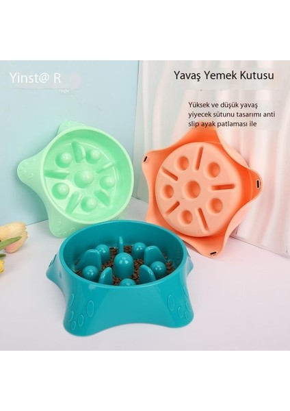 Denizyıldızı Yavaş Yemek Kasesi Köpek Boğulma Önleyici Yavaş Yemek Kasesi Köpek Besleme Köpek Devrilmeyi Önleyici Çok Fonksiyonlu Köpek Kasesi Hayvan Mama Kabı (Yurt Dışından) fiyatları