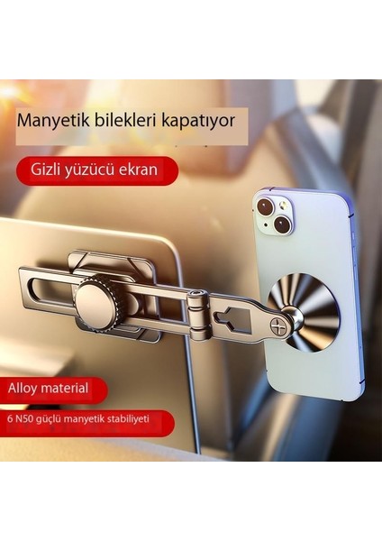 Askıya Alınmış Araba Manyetik Braketi Katlanır Araba Görünmez Braket (Yurt Dışından)